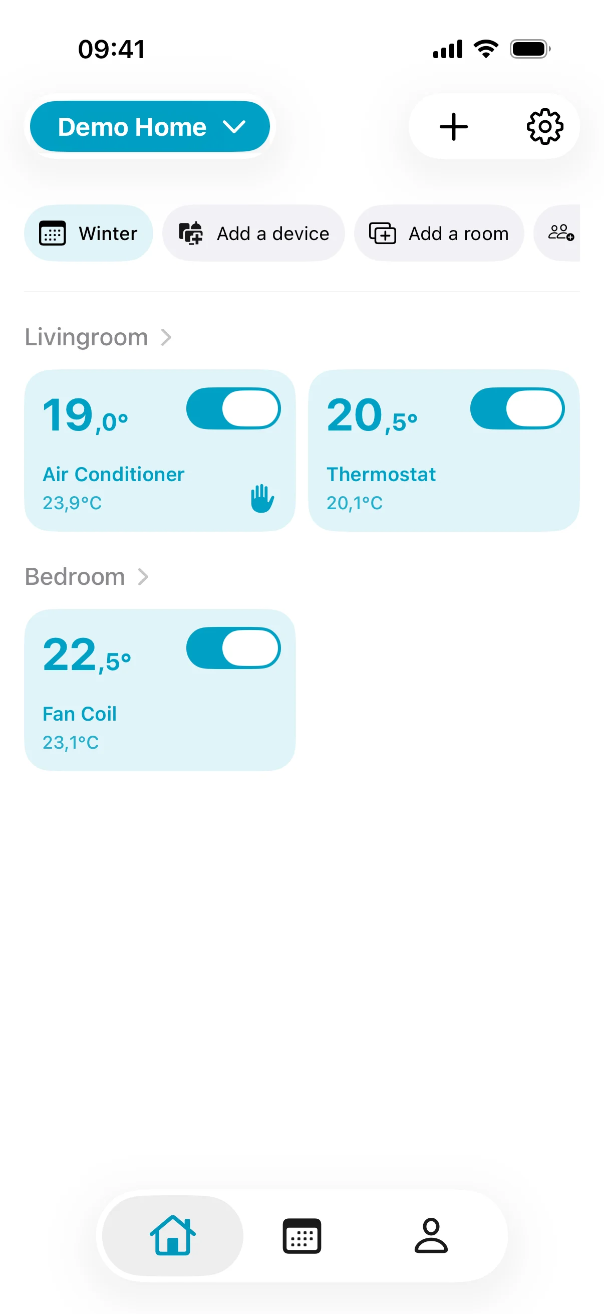 App screen